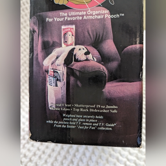 🎩Vintage Armchair Pooch In Original Box with Cup - Picture 5 of 7